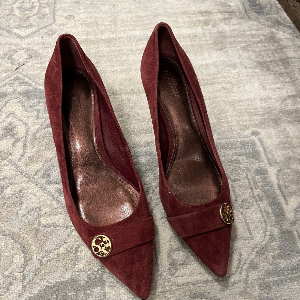 Coach heels size 8.5